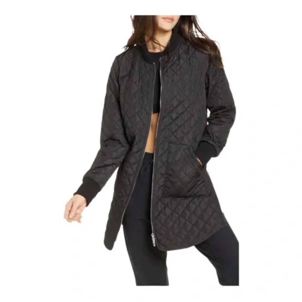 Zella Longline Quilted Jacket